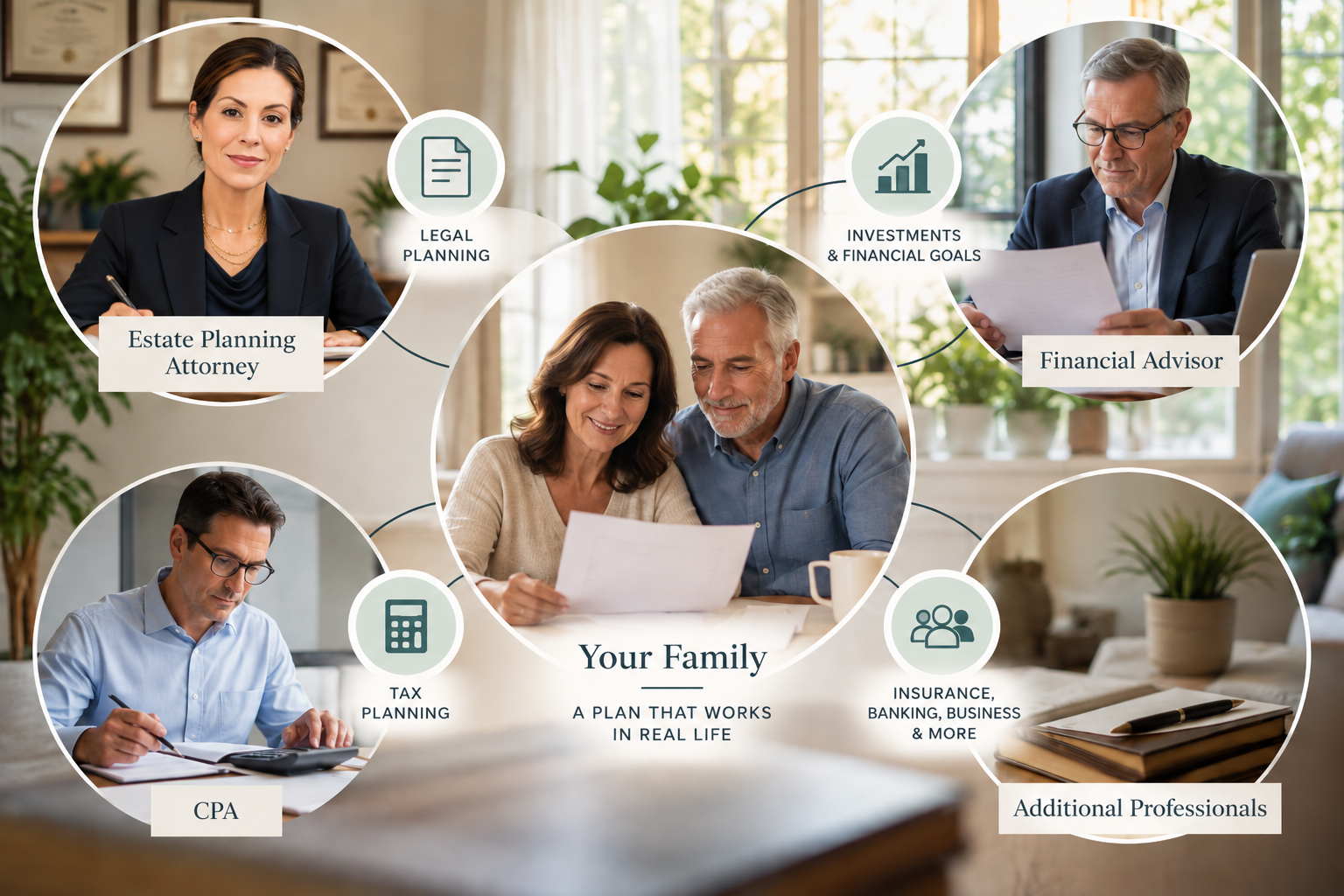 Who Helps Families Besides the Attorney?